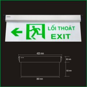 Đèn Exit Kentom Kt - 660 loại 2 mặt