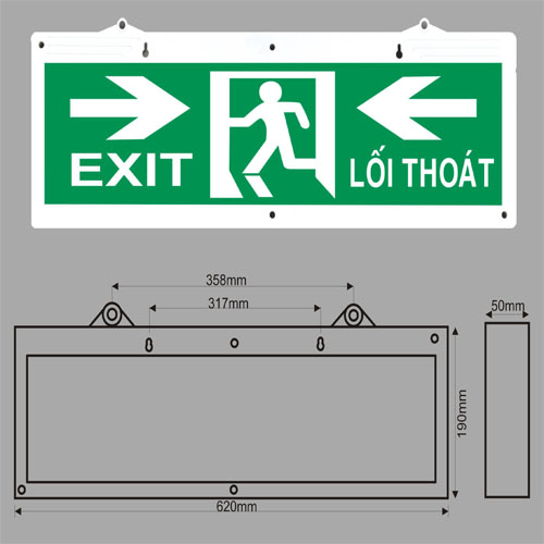 Đèn Exit Kentom KT -  630