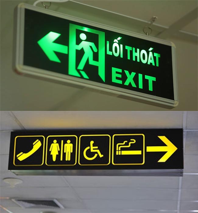 Đèn exit Kentom