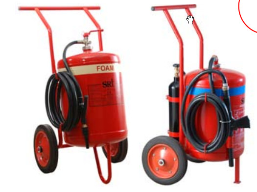 Bình bọt Foam chữa cháy xe đẩy