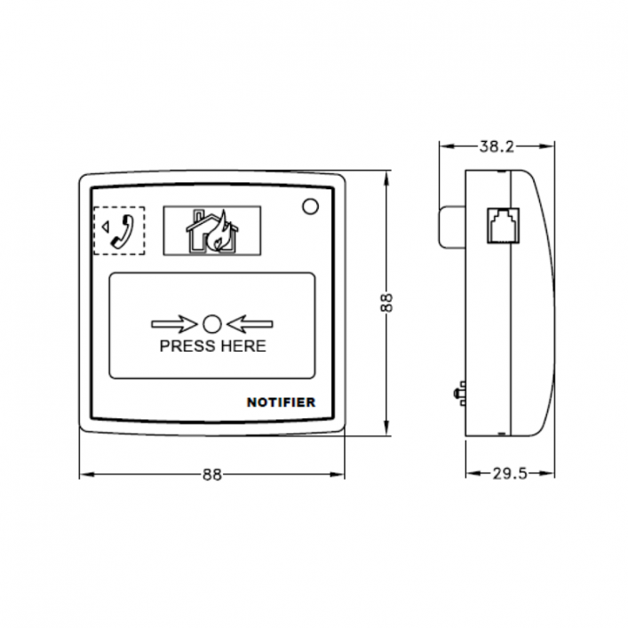 Hộp Ấn Báo Cháy Địa Chỉ M700K-E